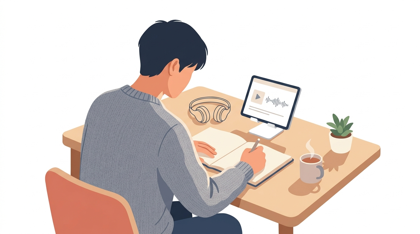 ディクテーションで「リスニング力」を現場で活かすまで